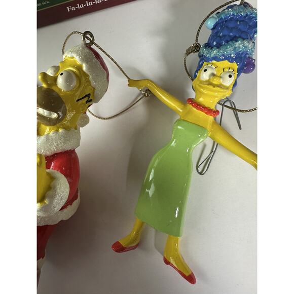 Bundle Mixed Lot The Simpsons Christmas Holiday Ornaments Homer Marge Bart Lisa - Picture 12 of 16